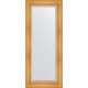 Зеркало настенное Evoform Exclusive 139х59 BY 3522 с фацетом в багетной раме Травленое золото 99 мм  (BY 3522)