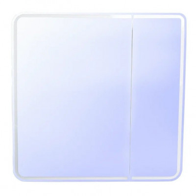 Зеркало-шкаф для ванной Style Line Каре 80 с подсветкой и сенсором (СС-00002276)