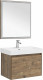 Мебель для ванной Aquanet Nova Lite 75 дуб рустикальный (1 ящик) напольная/подвесная (00254217)  (00254217)