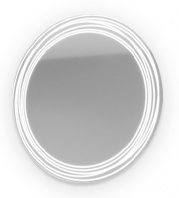 Зеркало подвесное для ванной Marka One Belle 75 Light белый (У26304)