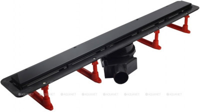 Душевой лоток Pestan Confluo Frameless Line Black Matte 13701323, 950мм  Нержавеющая сталь / ABS-пластик