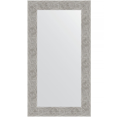 Зеркало настенное Evoform Definite 110х60 BY 3089 в багетной раме Волна хром 90 мм