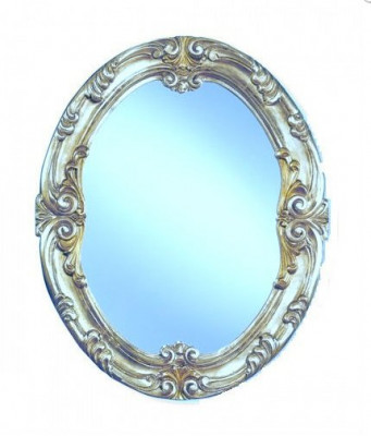 MIGLIORE 21797 зеркало овальное, серебро