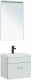 Комплект мебели для ванной Aquanet Верона 50 белый матовый раковина Нота 50 (00287633)  (00287633)