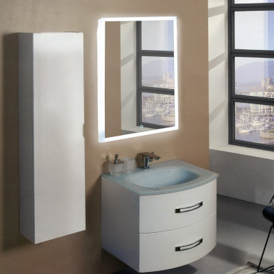 Зеркало в ванную с LED подсветкой Relisan VITALINA Гл000024322, 60x80 прямоугольное