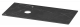 Столешница под раковину Misty Роял 1000x496x10 черный, белый (VS03-100)  (VS03-100)