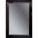 Зеркало в ванную ArmadiArt Terso 557 70х100 см с подсветкой, черный  (557)