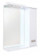 Зеркальный шкафчик Onika Балтика 67 белый, правый, с подсветкой (206704)  (206704)