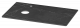 Столешница под раковину Misty Роял 800x496x10 черный, белый (VS03-80)  (VS03-80)