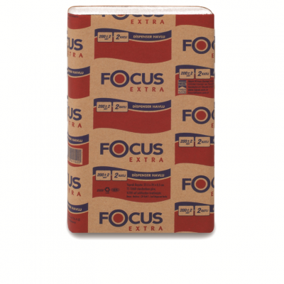 Hayat Kimya Focus Extra Z_Сложения 1*250 Полотенца для рук в листах (упаковка 12 пачек)
