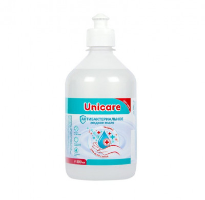 Антибактериальное жидкое мыло UNICARE, 500мл