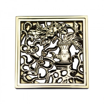 Magliezza 963-do декоративная решетка для душевого трапа, золото
