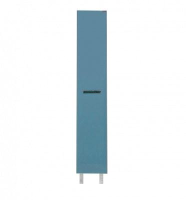 Шкаф пенал в ванную Misty Джулия 30 R синий металлик 30х165 (Л-Джу05030-3610П)