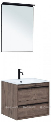 Комплект мебели для ванной Aquanet Lino 60 Дуб Веллингтон (00271952)