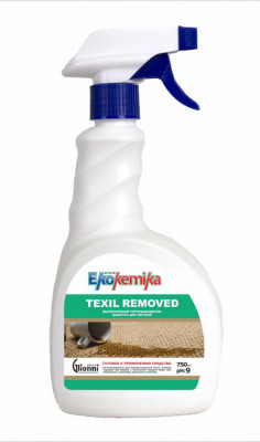 Ekokemika Texil Removed высокопенный пятновыводитель для водорастворимых пятен, 0.75 л