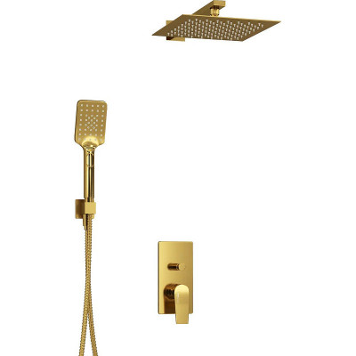 Встраиваемая душевая система WasserKRAFT А55201 золото