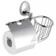 Держатель туалетной бумаги и освежителя воздуха Frap латунь/металл, хром (F1603-1)  (F1603-1)