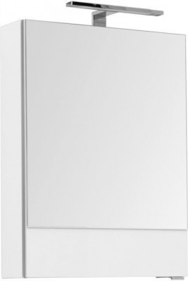 Зеркало-шкаф Aquanet Верона 50 белый подвесное прямоугольное (00207763)