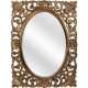 Зеркало для ванной подвесное Migliore CDB 73 30627 бронза округлое  (30627)