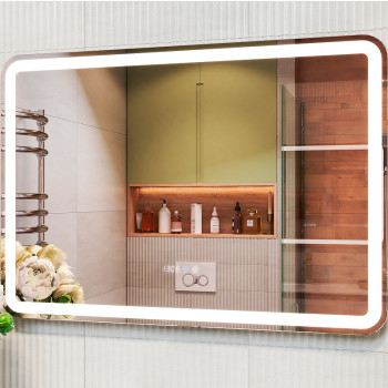 Зеркало в ванную Vigo Grani(Bora) Luxe 100 z.GRI.100.Luxe с подсветкой с сенсорным выключателем