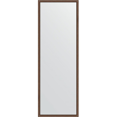Зеркало настенное Evoform Definite 138х48 BY 0706 в багетной раме Орех 22 мм
