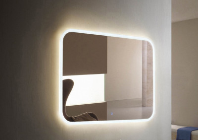 Зеркало в ванную с LED подсветкой Relisan JASMINГл000024311, 120x70 прямоугольное