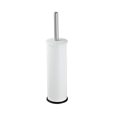 Efor Metal Ёршик для унитаза WC напольный с металлическим цилиндром, белый
