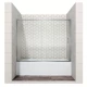 Шторка для ванны 150 см Ambassador Bath Screens 16041104 прозрачное п-ль хром  (16041104)