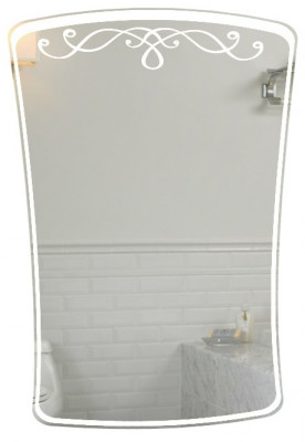 Зеркало подвесное для ванной Marka One Classic 1, 60 белый (У52203)