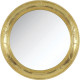 Зеркало для ванной подвесное Migliore CDB 85 26356 золото округлое  (26356)