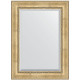 Зеркало настенное Evoform Exclusive 112х82 BY 3480 с фацетом в багетной раме Состаренное серебро с орнаментом 120 мм  (BY 3480)