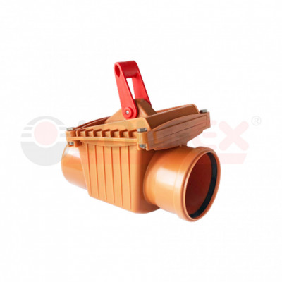 Клапан обратный для наружной канализации VALFEX рыжий (36000110)