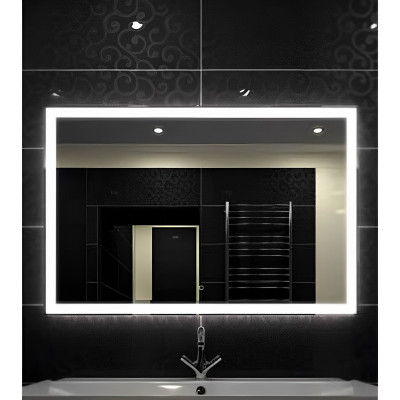 Зеркало в ванную с LED подсветкой Relisan IVANKA Гл000024357, 80x60 прямоугольное