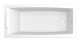 Ванна акриловая Marka One AELITA 165x75 Slim прямоугольная 235 л белая (01ае1675слим)  (01ае1675слим)