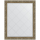 Зеркало настенное Evoform ExclusiveG 120х95 BY 4360 с гравировкой в багетной раме Виньетка античная латунь 85 мм  (BY 4360)