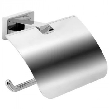 Настенный держатель туалетной бумаги Inda Lea A18260CR с крышкой хром