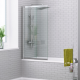 WasserKRAFT Main 41S02-80 WasserSchutz стеклянная шторка для ванны  (41S02-80WS)
