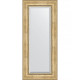 Зеркало настенное Evoform Exclusive 142х62 BY 3532 с фацетом в багетной раме Состаренное серебро с орнаментом 120 мм  (BY 3532)