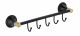 Планка FIXSEN Luksor 5 крючков (FX-71605-5B), цвет черный сатин  (FX-71605-5B)