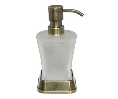WasserKRAFT Exter К-5599 дозатор для жидкого мыла, матовое стекло/светлая бронза