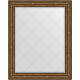 Зеркало настенное Evoform ExclusiveG 125х100 BY 4384 с гравировкой в багетной раме Виньетка состаренная бронза 109 мм  (BY 4384)