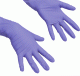 Нитриловые перчатки без латекса и талька ЛайтТафф сиреневые (цена за шт.) Сиреневый (137975)