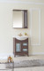 Аллигатор-мебель Валенсия 55 комплект мебели для ванной (тумба стекло + зеркало), массив бука фасад: стекло (вал-55-стекло)