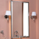 Зеркало в ванную Armadi Art Monaco 566-WCR с подсветкой 70х110 см, хром/белый  (566-WCR)