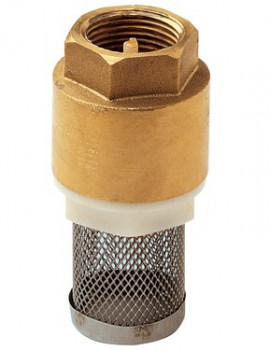 Обратный клапан с фильтром Remer RR 381 3/4" лат.серд.