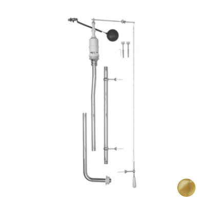 GSI Old Antea/Classic BOBR oro механизм слива для высокого бачка с внешней трубой, золото