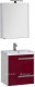 Комплект мебели для ванной Aquanet Тиволи 60 бордо (00180563)  (00180563)