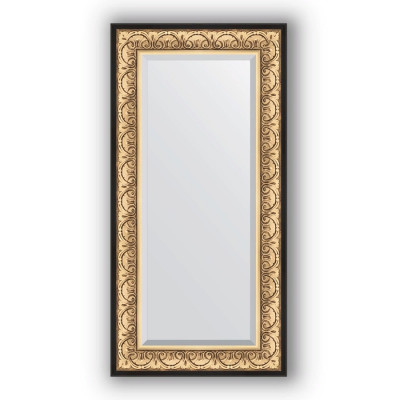 Зеркало настенное Evoform Exclusive 120х60 Барокко золото BY 1251
