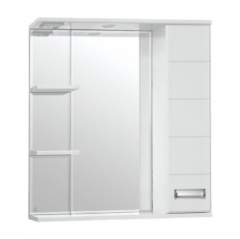 Зеркало-шкаф для ванной Style Line Ирис 75/С белый (ЛС-00000020)