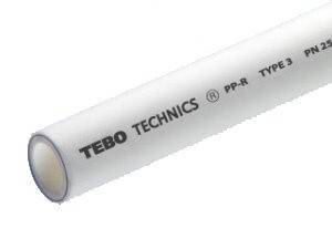 Труба TEBO бел. PP-R SDR6 армированная алюмин. 110x18,3 штанга 4м (4) (15010310)